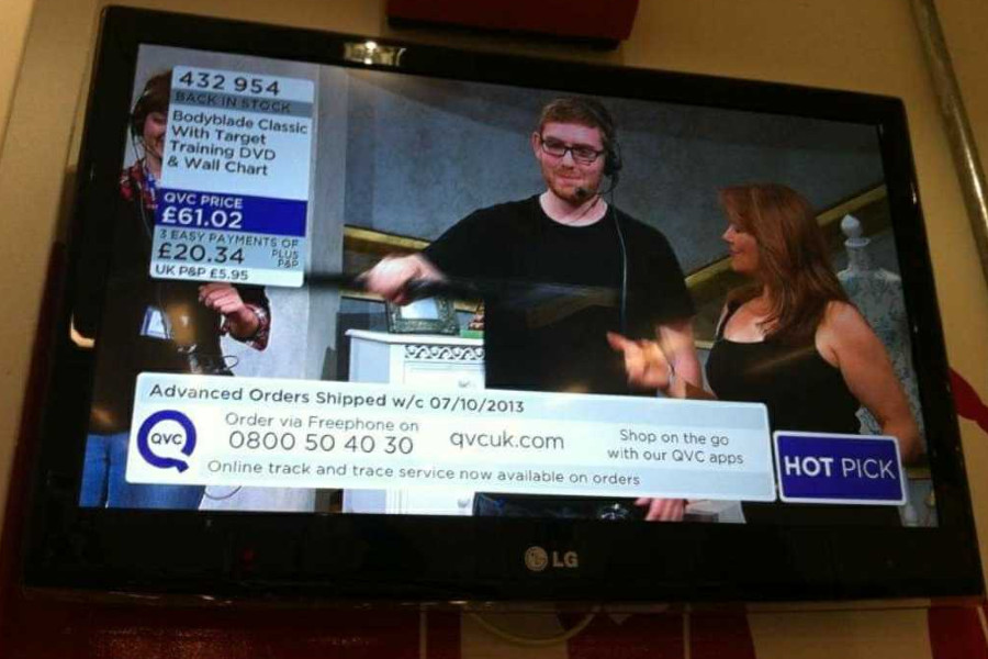 James on television